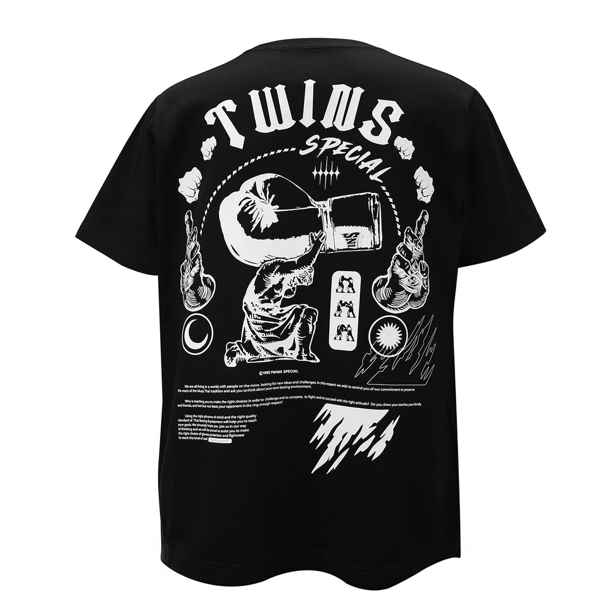Twins Special Oversized T-Shirt - 02 - Black