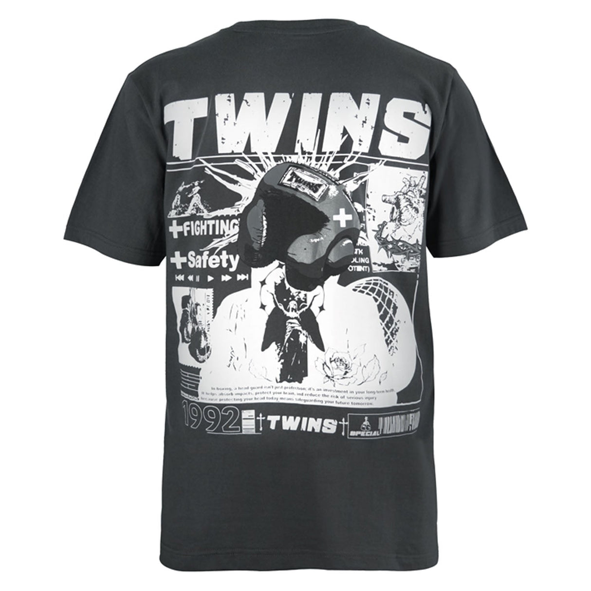 Twins Special Oversized T-Shirt - 07 - Dark Grey