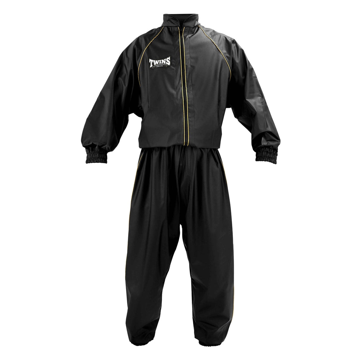VSS1 Twins Classic Vinyl Sweatsuit Black-Gold