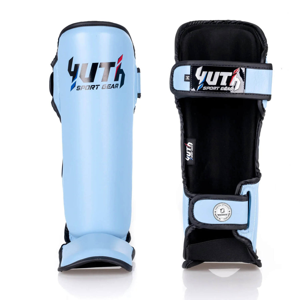 Yuth Shinguards Gold Line Powder Blue