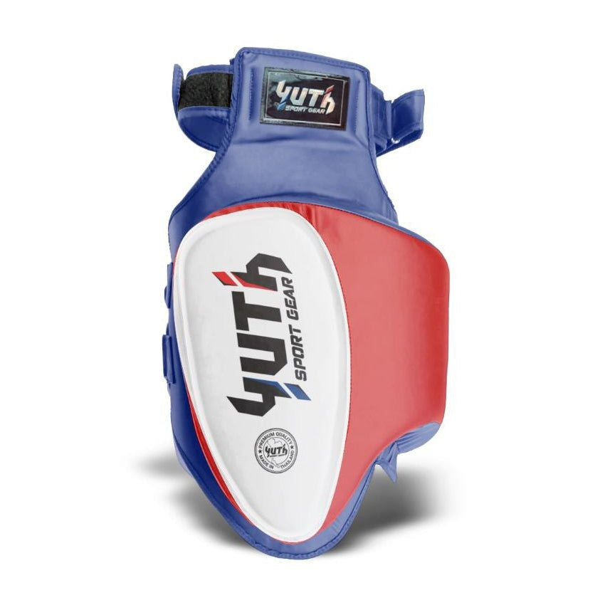 Yuth Thigh Kick Pad White/Blue/Red