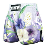 RMS124 TUFF High-Cut Retro Muaythai Shorts Purple An-Chan