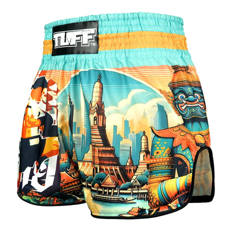 RMS128 TUFF High-Cut Retro Muaythai Shorts The Legacy of Thailand