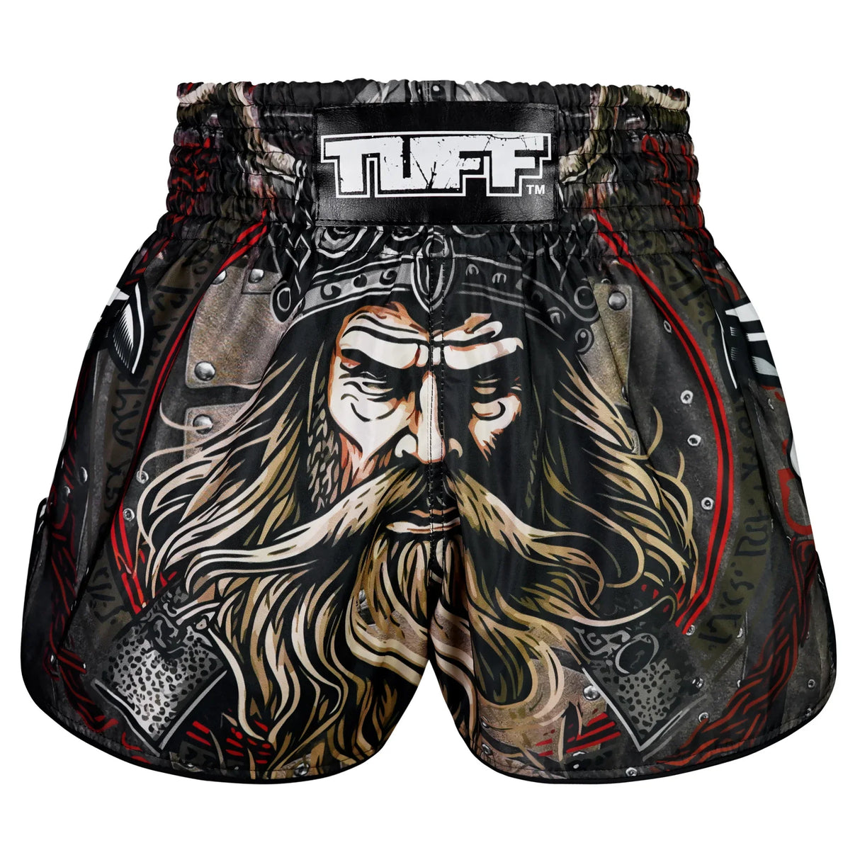 RMS120 TUFF High-Cut Retro Muaythai Shorts Berserkers Fury