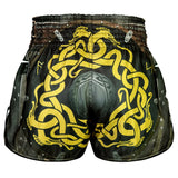 RMS120 TUFF High-Cut Retro Muaythai Shorts Berserkers Fury
