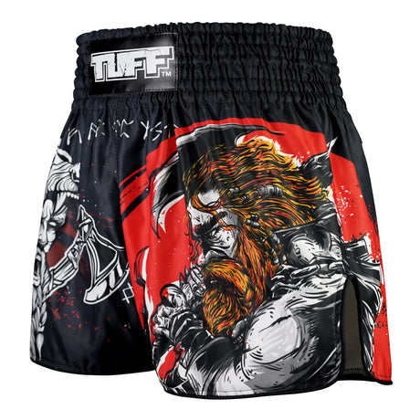 RMS121 TUFF High-Cut Retro Muaythai Shorts The Barbarian
