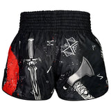 RMS121 TUFF High-Cut Retro Muaythai Shorts The Barbarian