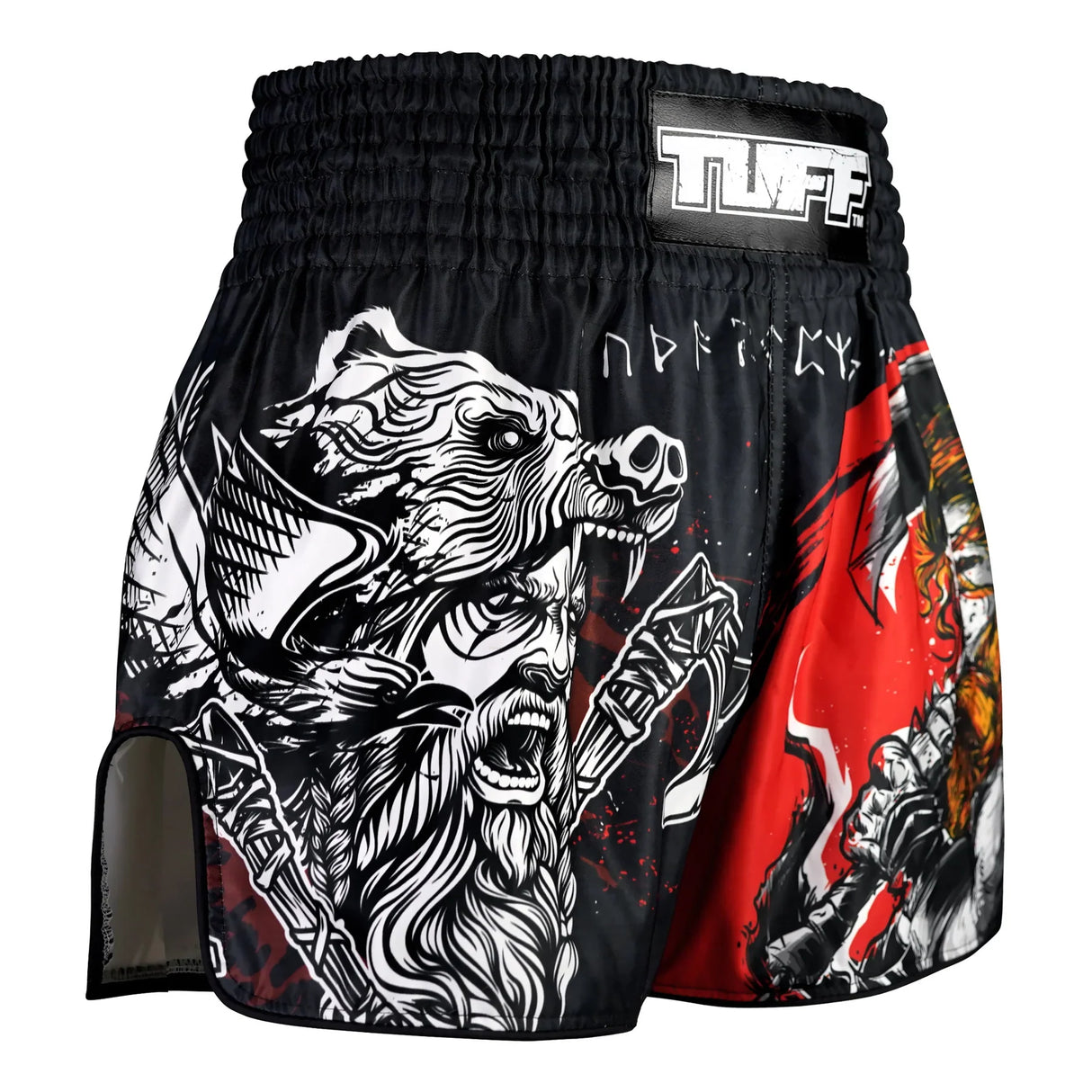 RMS121 TUFF High-Cut Retro Muaythai Shorts The Barbarian