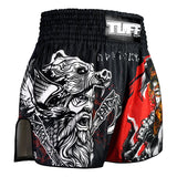 RMS121 TUFF High-Cut Retro Muaythai Shorts The Barbarian