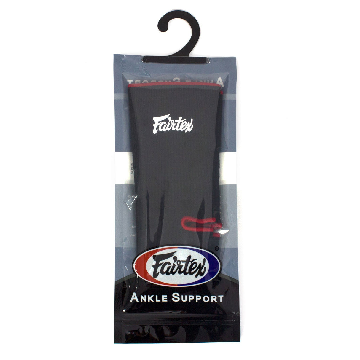 Fairtex AS1 Ankle Supports Black-Red - Sized