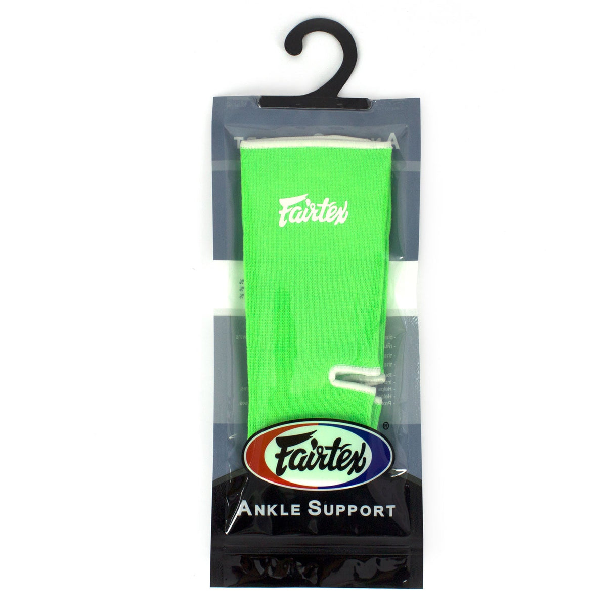 AS1 Fairtex Ankle Supports Green-White - Freesize