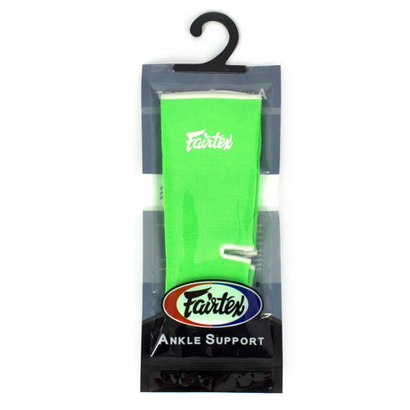 AS1 Fairtex Ankle Supports Green-White - Freesize