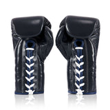 Fairtex BGL6 Lace-up Competition Boxing Gloves - Blue