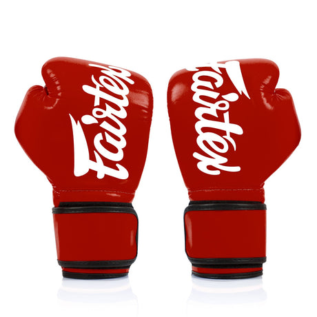 Fairtex BGV14 Microfibre Boxing Gloves - Red