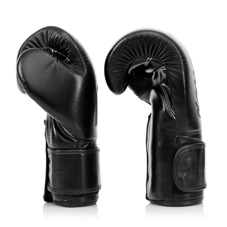 Fairtex BGV14SB Microfibre Boxing Gloves - Solid Black