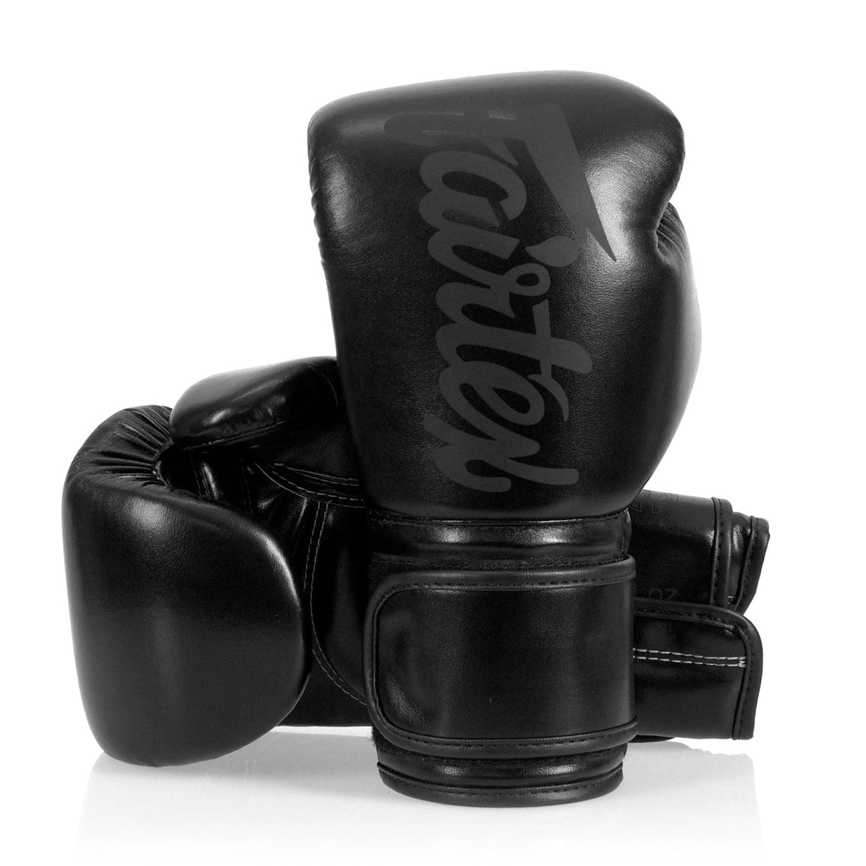 Fairtex BGV14SB Microfibre Boxing Gloves - Solid Black