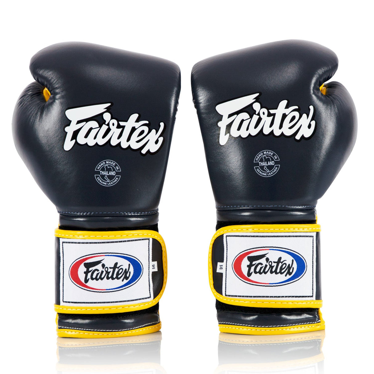 BGV9 Fairtex Mexican Style Boxing Gloves Blue-Yellow