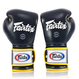 BGV9 Fairtex Mexican Style Boxing Gloves Blue-Yellow
