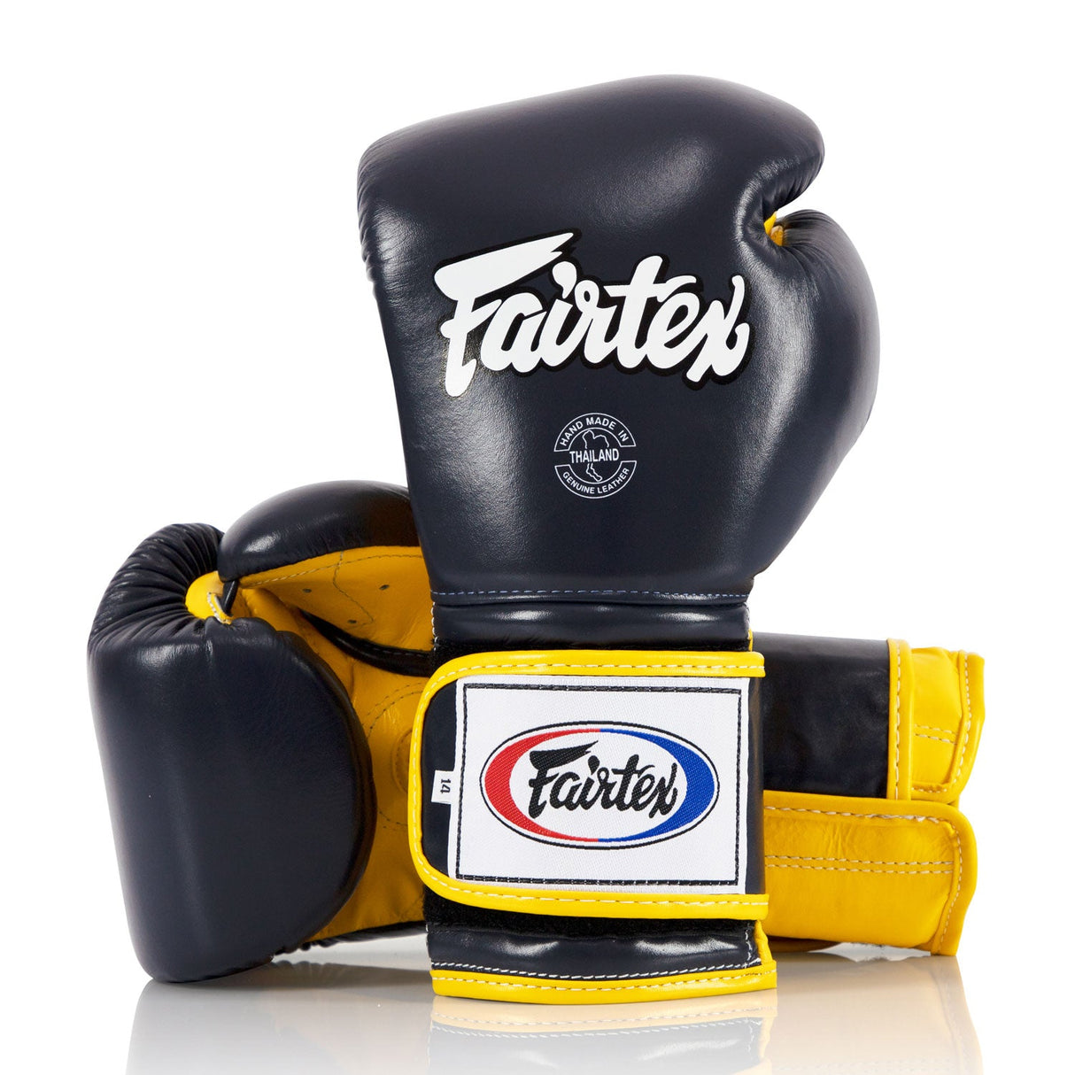 BGV9 Fairtex Mexican Style Boxing Gloves Blue-Yellow