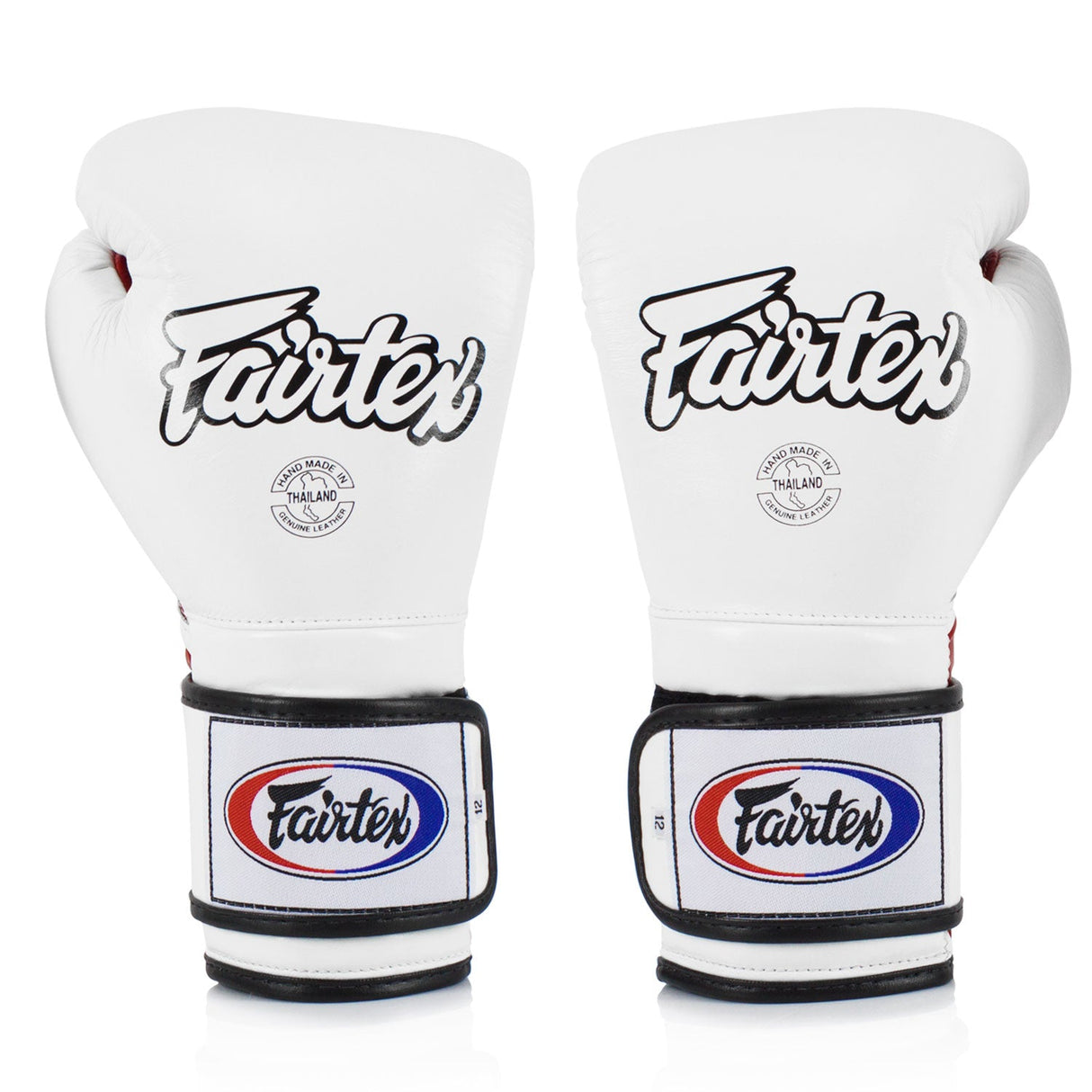 BGV9 Fairtex Mexican Style Boxing Gloves White-Red