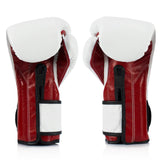 BGV9 Fairtex Mexican Style Boxing Gloves White-Red