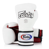 BGV9 Fairtex Mexican Style Boxing Gloves White-Red