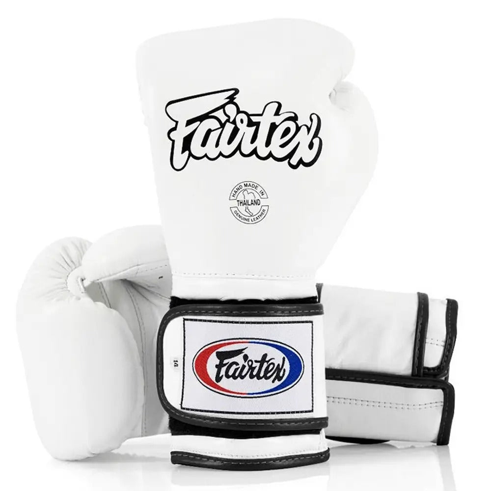Fairtex BGV9  Mexican Style Boxing Gloves White