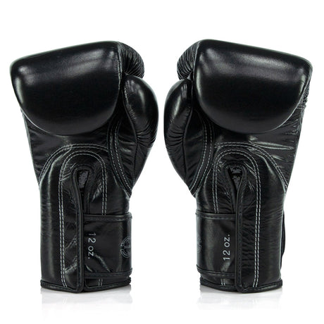 BGVG3 Fairtex X Glory Velcro Boxing Gloves Black-Gold