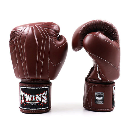 BGVL14 Twins Boxing Gloves Dark Brown