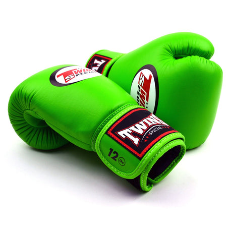 BGVL4 Twins Boxing Gloves Green