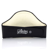 BPV1 Fairtex Standard Leather Belly Pad White-Black
