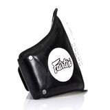 BPV1 Fairtex Standard Leather Belly Pad White-Black