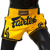 BS1701 Fairtex Slim Fit Muaythai Shorts Yellow