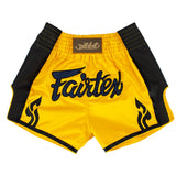 BS1701 Fairtex Slim Fit Muaythai Shorts Yellow