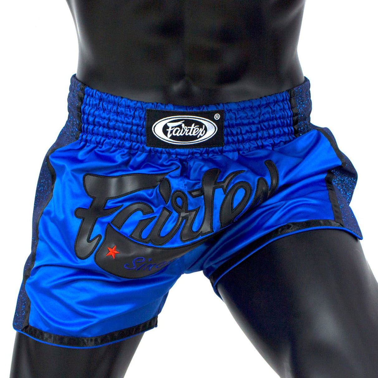 BS1702 Fairtex Slim Fit Muaythai Shorts Royal Blue