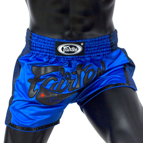 BS1702 Fairtex Slim Fit Muaythai Shorts Royal Blue