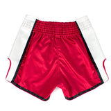 BS1704 Fairtex Slim Fit Muaythai Shorts Red-White