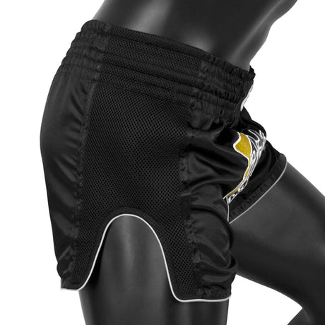 BS1708 Fairtex Slim Fit Muaythai Shorts Black