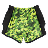 BS1710 Fairtex Slim Fit Muaythai Shorts Green Camo