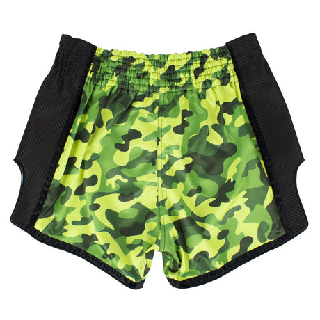 BS1710 Fairtex Slim Fit Muaythai Shorts Green Camo