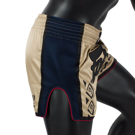 BS1713 Fairtex Slim Fit Muaythai Shorts Khaki