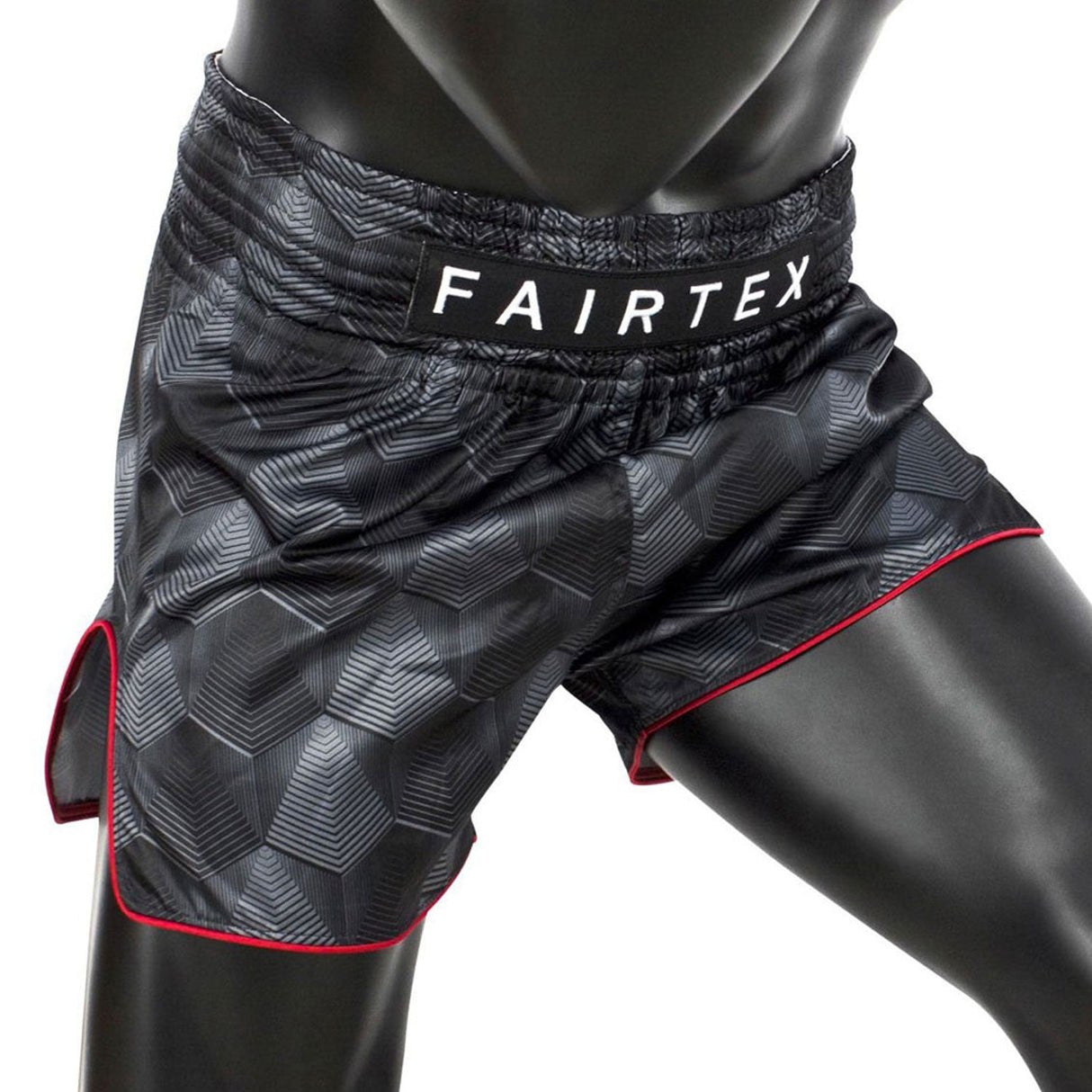 BS1901 Fairtex Black Stealth Muaythai Shorts