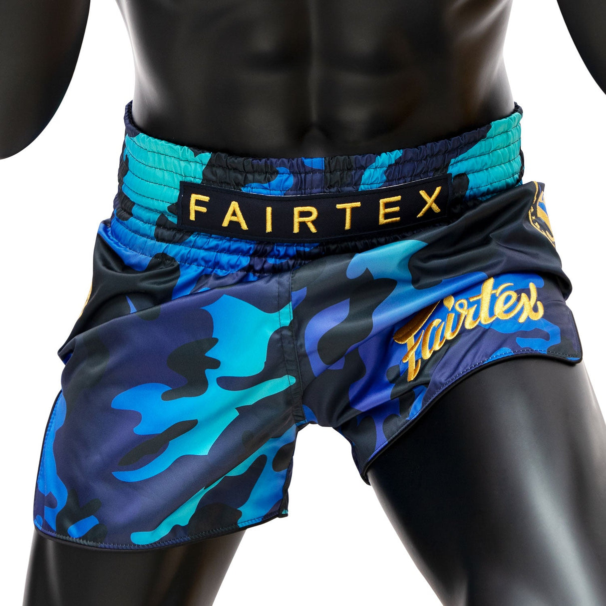BS1916 Fairtex Golden Jubilee Luster Muaythai Shorts