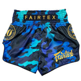BS1916 Fairtex Golden Jubilee Luster Muaythai Shorts