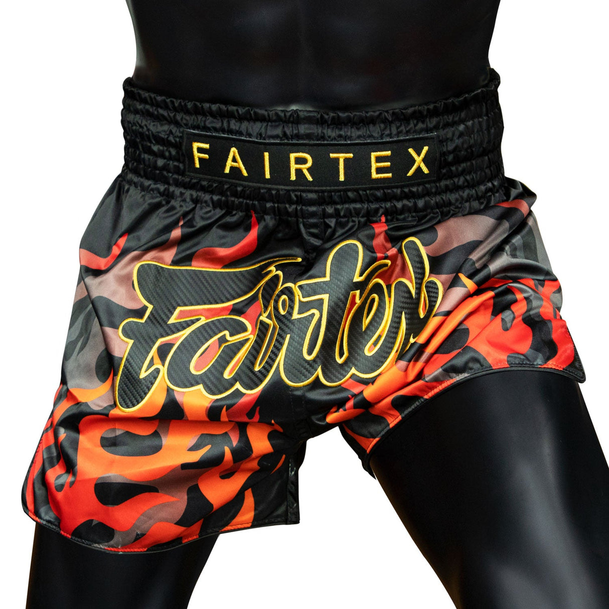 BS1921 Fairtex Volcano Muaythai Shorts Black