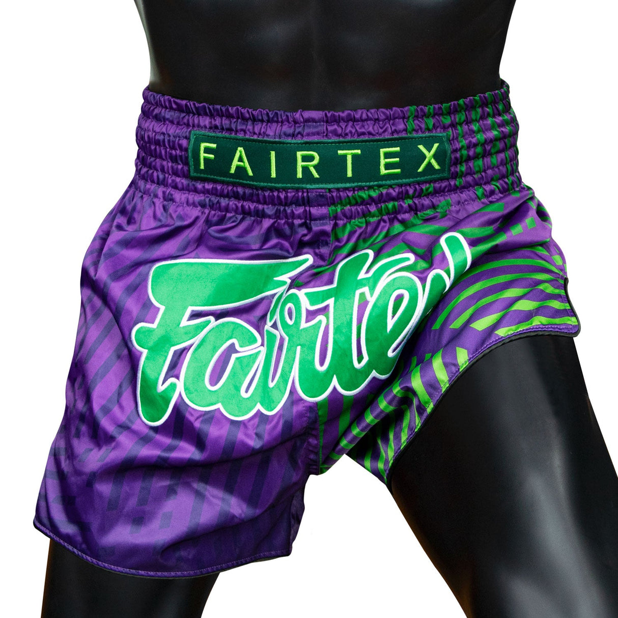 BS1922 Fairtex Racer Muaythai Shorts Purple
