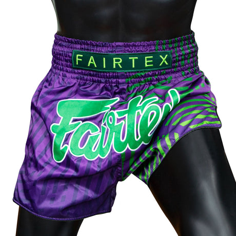 BS1922 Fairtex Racer Muaythai Shorts Purple