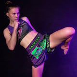 BS1922 Fairtex Racer Muaythai Shorts Purple