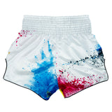 BS1937 Fairtex Acid Jazz White Muaythai Shorts