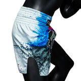 BS1937 Fairtex Acid Jazz White Muaythai Shorts